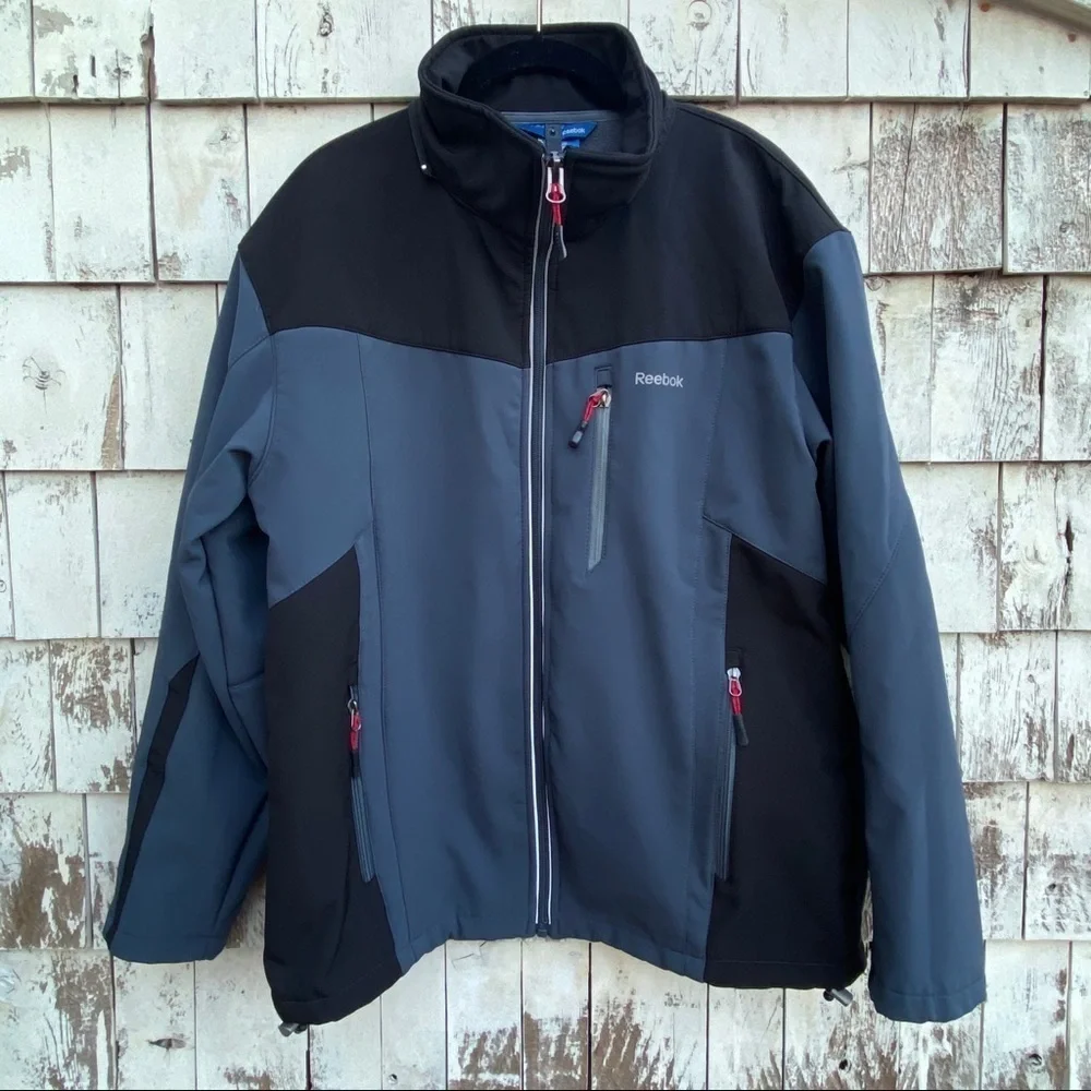 Reebok Men’s Winter Lightweight Blue/Black Jacket
